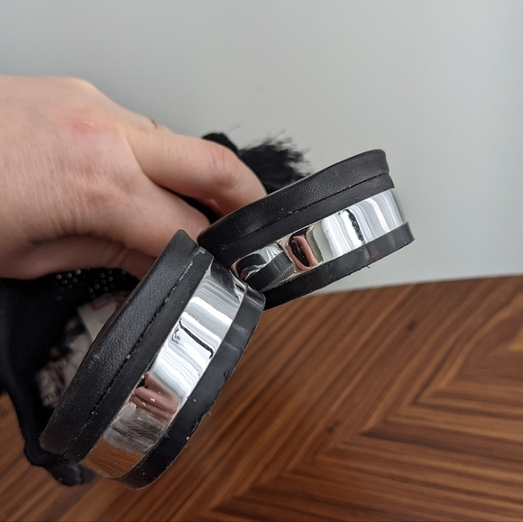 Wishbone tassel mules black size 8M s2 - Picture 8 of 11